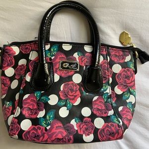 Betsey Johnson flower polka dot purse